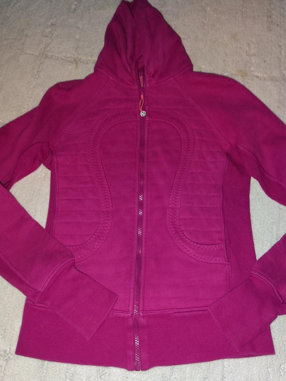 lululemon athletica Women's Magenta Hooded Zip Jacket